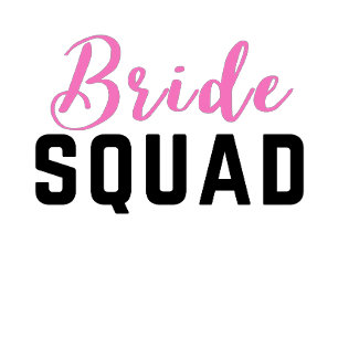 Bride Squad   Hot-roze Bachelorette Bridesmaid T-shirt