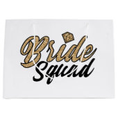 Bride Squad Large Gift Bag Groot Cadeauzakje (Voorkant)