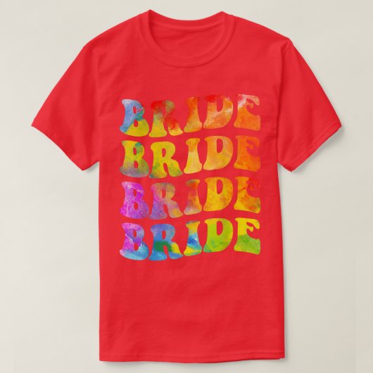 Bride Squad Leopard Bachelorette Party Bride Bride T-shirt (Design voorkant)