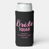 Bride Squad Name Bachelorette Party Vrijgezellenfe Seltzer Blikjeskoeler (Seltzer Voorkant)