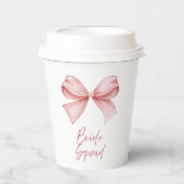 Bride Squad Papieren Bekers (Voorkant)