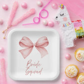 Bride Squad Papieren Bordje (Feest)