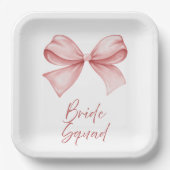 Bride Squad Papieren Bordje (Voorkant)