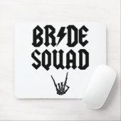 Bride Squad Rock N Roll Skeleton Hand Halloween Ba Muismat (Met muis)