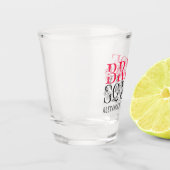 Bride Squad | Roze Bachelorette Party Bridesmaid Shot Glas (Links)