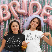 Bride Squad Shirt met datum