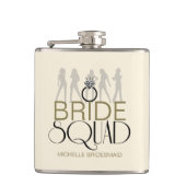 Bride Squad Silhouettes Black op Lites ID252 Heupfles (Voorkant)
