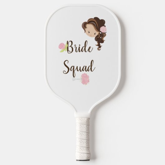 Bride Squad Sporty Pickleball Paddle (Voorkant)