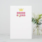 Bride Squad Stationery Briefpapier (Staand voorkant)