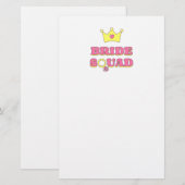 Bride Squad Stationery Briefpapier (Voorkant / Achterkant)
