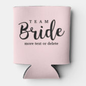 Bride Squad, Team Bride, Chic Modern Wedding Party Blikjeskoeler (Voorkant)