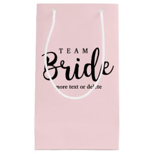 Bride Squad, Team Bride, Chic Modern Wedding Party Klein Cadeauzakje