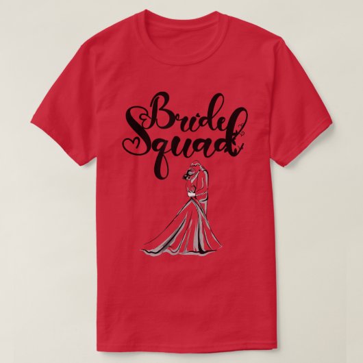 Bride Squad Tees Wedding Anniversary Bride  (Design voorkant)