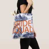 Bride Squad Tropical Blue Tote Bag (Dichtbij)