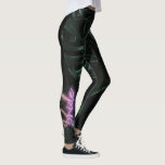 Bride Squad | Tropische palms Bachelorette Bride Leggings<br><div class="desc">De perfecte bachelorette leggings voor je hele bruidsfeest! Onze neon tropische palms bridal party leggings zijn de perfecte manier voor je bemanning om alle aandacht te krijgen overal waar je en je vrienden gaan! Levendige, moderne patronen die geweldig zijn met een overmaatse trui of een lang T-shirt met een buikrand...</div>