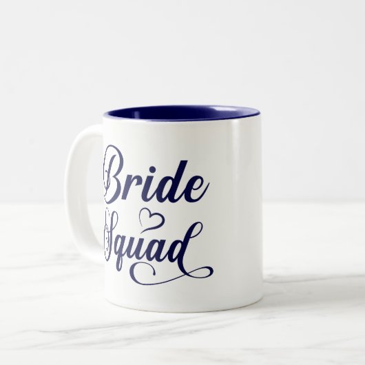 Bride Squad Tweekleurige Koffiemok (Voorkant links)