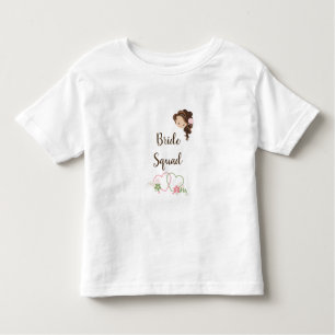 Bride Squad Two Hearts Toddler T-shirt