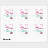 Bride Squad Vrijgezellenfeest Stickers Floral Hen (Vel)