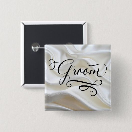 Bride-Square Button (Voorkant /achterkant)