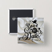 Bride-Square Button (Voorkant /achterkant)