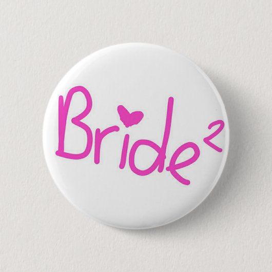Bride squared ronde button 5,7 cm (Voorkant)