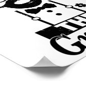 Bride Squat Groom Bachelor Party Poster (Hoek)