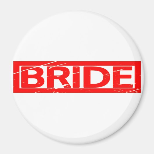 Bride Stamp Magneet (Voorkant)