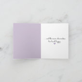 Bride Stick Girl met Bridal Bouquet Kaart (Binnen)