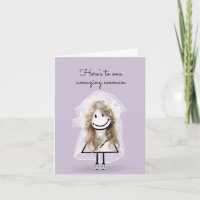 Bride Stick Girl met Sneakers en Daisies