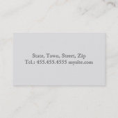 Bride Stylist Florist Wedding Dress Salon Visitekaartje (Achterkant)