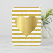 Bride Summer Lovin White Gold Soiree Lawn Party Kaart (Staand voorkant)