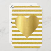 Bride Summer Lovin White Gold Soiree Lawn Party Kaart (Voorkant / Achterkant)