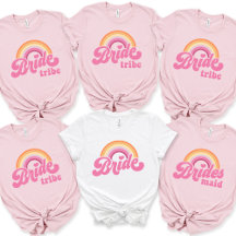 Bride T-Shirt Bachelorette Retro Bride T-shirt