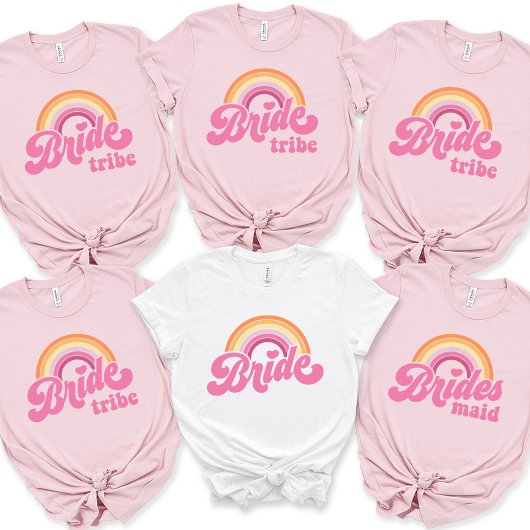 Bride T-Shirt Bachelorette Retro Bride T-shirt