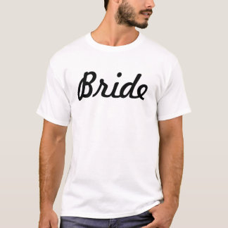 Bride-t-shirt voor vrijgezellenfeest t-shirt