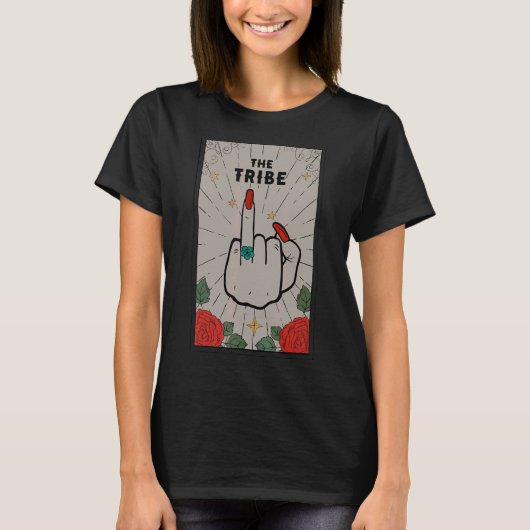 Bride Tarot Card Mystical Future Bride Engaged Eng T-shirt (Voorkant)