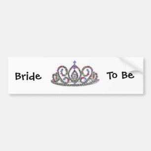 Bride te ontvangen bumpersticker