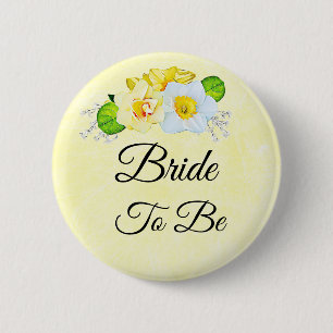Bride te ontvangen ronde button 5,7 cm