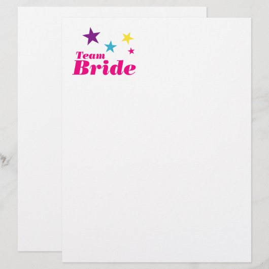 Bride-team (Voorkant / Achterkant)