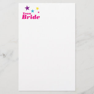 Bride-team Briefpapier