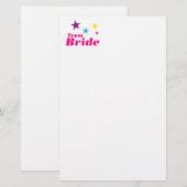 Bride-team Briefpapier (Voorkant / Achterkant)