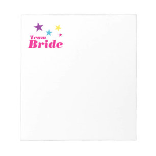 Bride-team Notitieblok