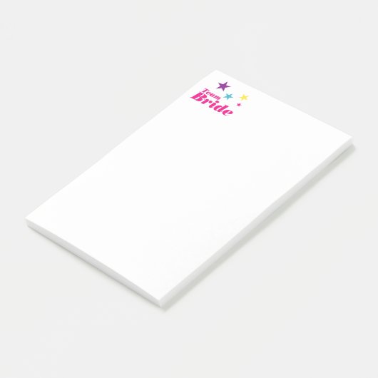 Bride-team Post-it® Notes (Schuin)
