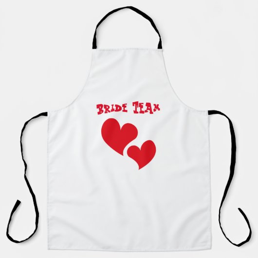 Bride-team Schort (Voorkant)