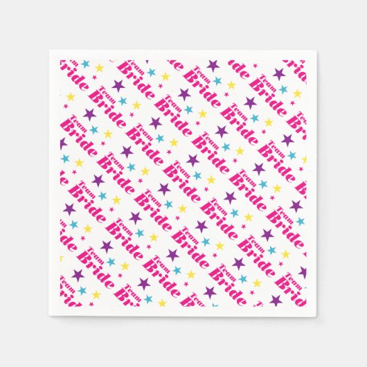 Bride-team Servetten (Voorkant)