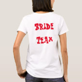 Bride-team T-shirt (Achterkant)