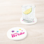 Bride-team Zandsteen Onderzetter (Zijkant)