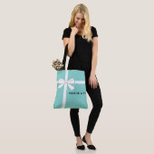 BRIDE Tiara Blauwgroen Blauwe Bridal Wedding Showe Tote Bag (Op model)