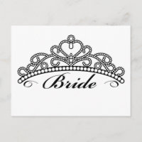 Bride Tiara Briefkaart