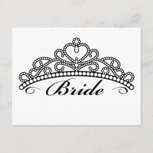 Bride Tiara Briefkaart
